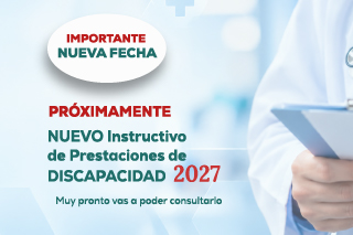 Instructivo para la Solicitud de prestaciones de
Discapacidad 2027